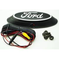 โลโก้ ford พร้อมกล่องท้าย ford ตรงรุ่น สีดำ/น้ำเงิน สายไฟพร้อมติดตั้ง