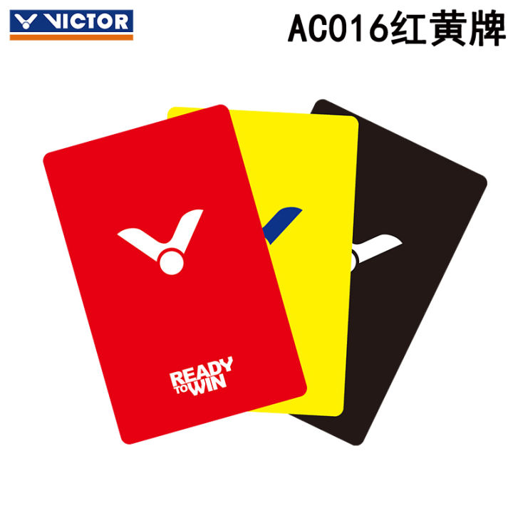 victor-victor-victor-ac013เครื่องโยนลูกแบดมินตันเครื่องโยนลูกปิงปองผู้ตัดสินการ์ดสีแดง