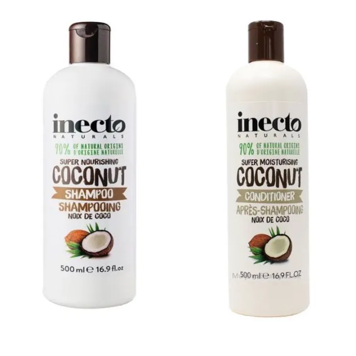 Inecto coconut shampoo &conditioner ขนาด 500ml จากประเทศอังกฤษ Lazada