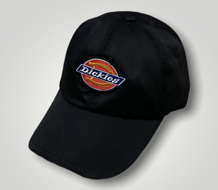หมวกแก๊ปปักลาย-หมวก-dickies-สีดำ-ด้านหลังเป็นปรับขนาดได้