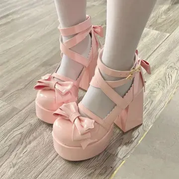 Pink sale lolita heels