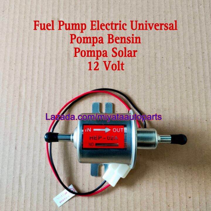 Fuel Pump Electric Universal Pompa Bensin Pompa Solar 12 Volt Lazada
