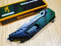 มีดพับ Browning F168 มีอุปกรณ์เสริม ที่เปิดขวด หมุดทุบกระจก
มีชุดบล็อกประแจ