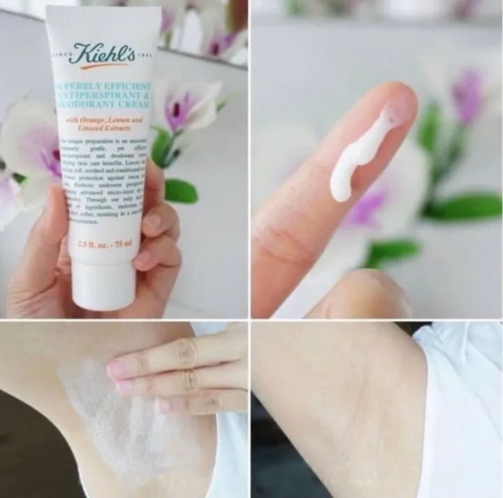 ͧ ʤ.) سͺ: Kiehl's Superbly Efficient Anti-Perspirant & Deodorant  Cream 🍃Ҵ 75 ml | Lazada.co.th