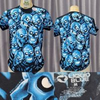 ?Liquid blue Blue Skull เสื้อวงมัดย้อม เสื้อ OVP งานลิขสิทธิ์แท้ นำเข้า-USA ป้ายปั้มคอ ของแท้?