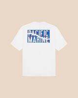 P.MITH Essentials - White Pacific Marine Club Cotton T-shirts