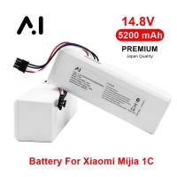 Battery แบตเตอรี่หุ่นยนต์ดูดฝุ่น,เครื่องดูดฝุ่นอัตโนมัติ For Xiaomi Mijia Mop 1C Battery Li-ion 14.4-14.8V 5200mAh 74.8Wh Japan