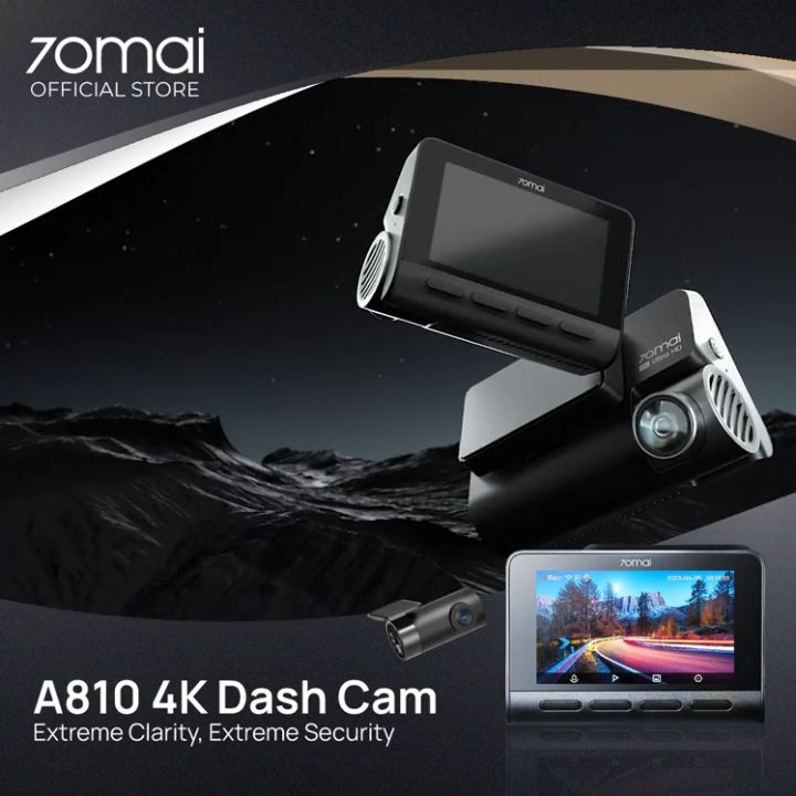  70mai New 4K Dash Cam A810 with Sony Starvis 2 IMX678