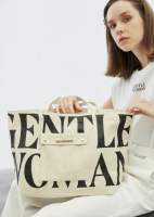 GW PLAIN WALL TOTE    กระเป๋าผ้าแคนวาส แท้จากShop