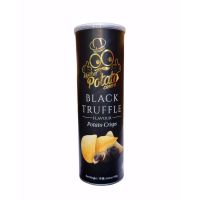 Mys chef potato crisp black truffle 160 g. มันฝรั่งแผ่นมายเชฟ รสเห็ดทรัฟเฟิลดำ 160 กรัม