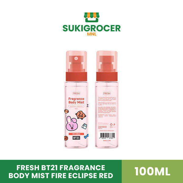 FRESH BT21 Fragrance Body Mist Fire Eclipse Red 100ml Lazada PH