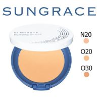 SUNGRACE WHITE UV PACT spf18pa++ แป้งคัฟเวอร์มาร์ค ซันเกรส ยูวี 1ชิ้น. ปริมาณ12กรัม