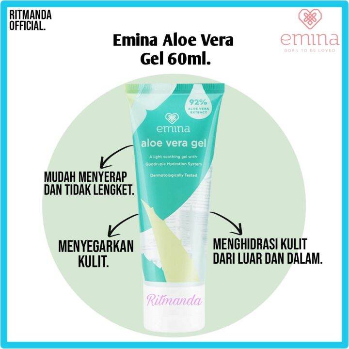 EMINA Aloe Vera Gel 60 ml Lazada Indonesia