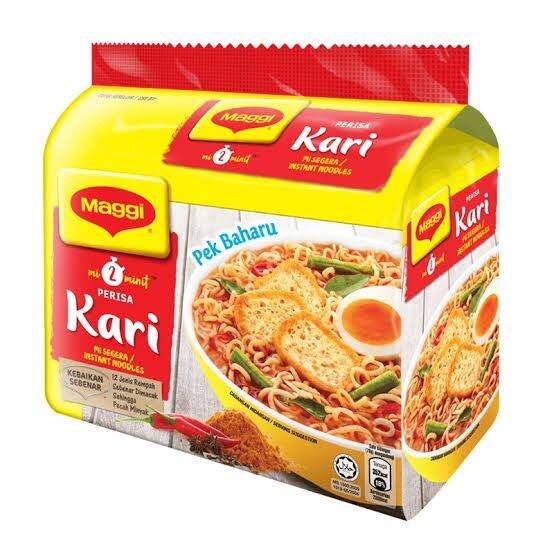 Maggi kari บะหมี่กึ่งสำเร็จรูป มาม่ามาเลย์ ตรา Maggi Lazada.co.th