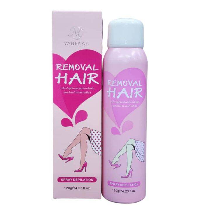 Vanekaa Hair Removal Spray Depilation 120g Lazada