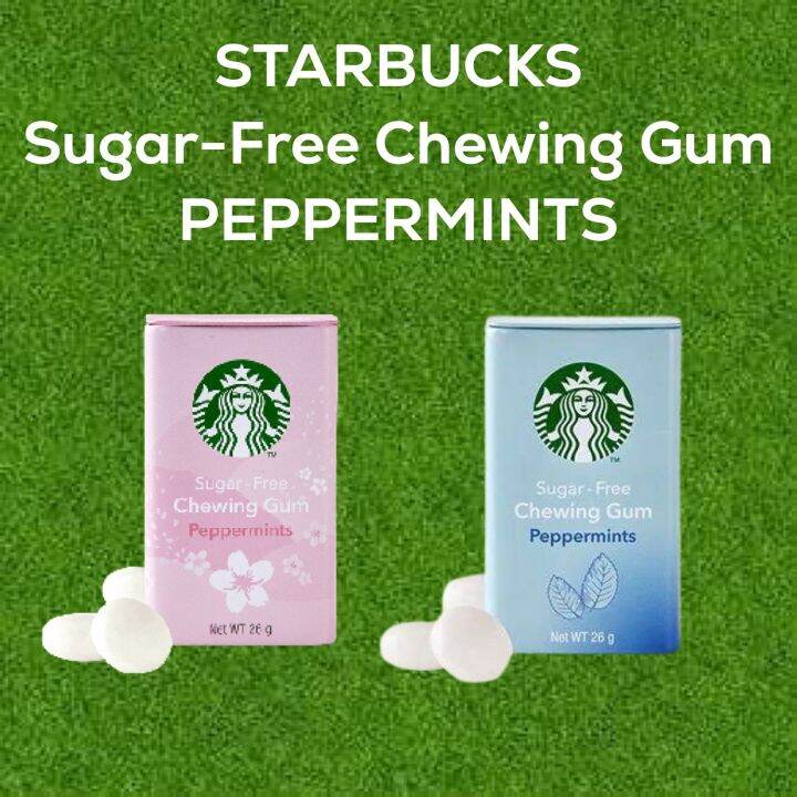 STARBUCKS SUGARFREE CHEWING GUM / PEPPERMINTS Lazada.co.th