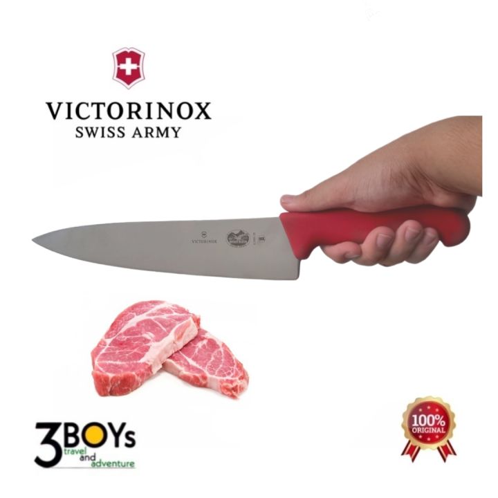 มีดทำครัว-victorinox-carving-knife-ของแท้-มีดสำหรับงานครัวหรือในอุสาหกรรมขนาดใหญ่-ผ่านมาตรฐาน-nsf-ขนาด-25ซม-swiss-made