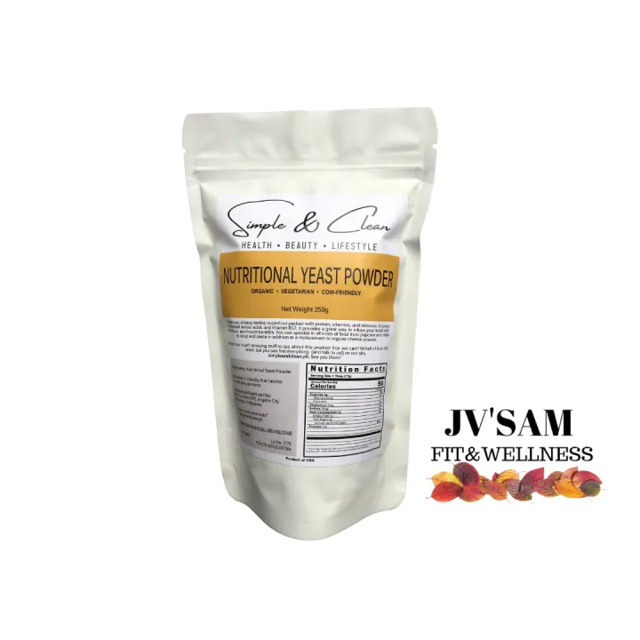 JV'SAM Fit & Wellness NUTRITIONAL YEAST POWDER 250g Lazada PH