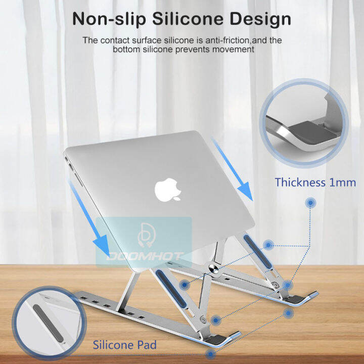 DoomHot Laptop Stands Foldable Aluminium Laptops Stand Portable 6Level