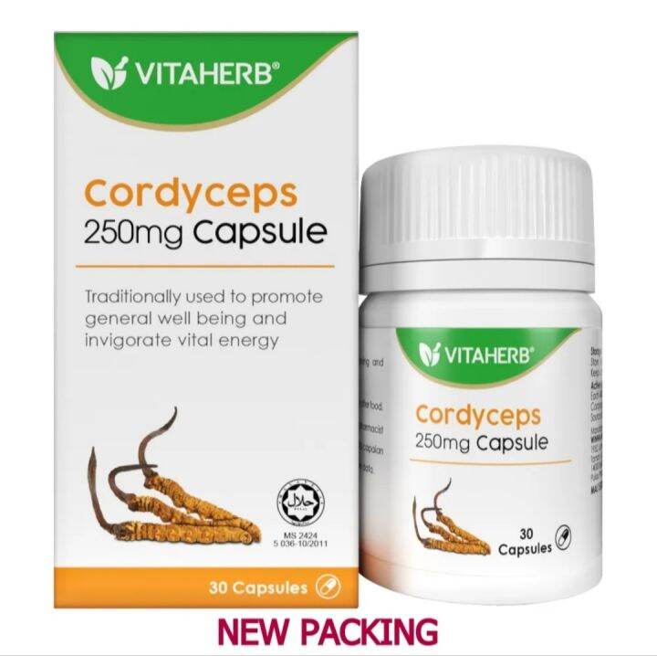 VITAHERB CORDYCEPS 250MG Capsule expire date 2025 Lazada