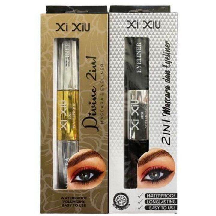 XI XIU MASCARA & EYELINER 2in1 Lazada Indonesia