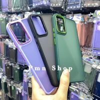 ?สิ้นค้าพร้อมส่งในไทย?เคสTPUขอบสีหลังขุ่น สำหรับรุ่นViVO y35,y02,y02s,y51,y95/y93/y91,y91C,y71,y81,y30/y50,V17,V11,V11i,V5,S1,S1Pro