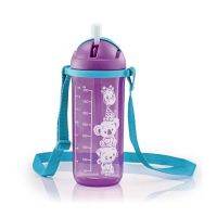 Tupperware Twinkle Straw Tumbler with Strap 500ml ขวดน้ำทัพเพอร์แวร์ เหมาะสำหรับลูกน้อย มีหลอดและสายคล้องคอ พกพาสะดวก