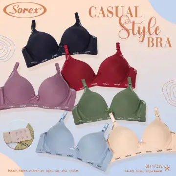 Sorex Sport Bra / BH Pakaian Dalam Wanita Basic Tanpa Kawat Busa