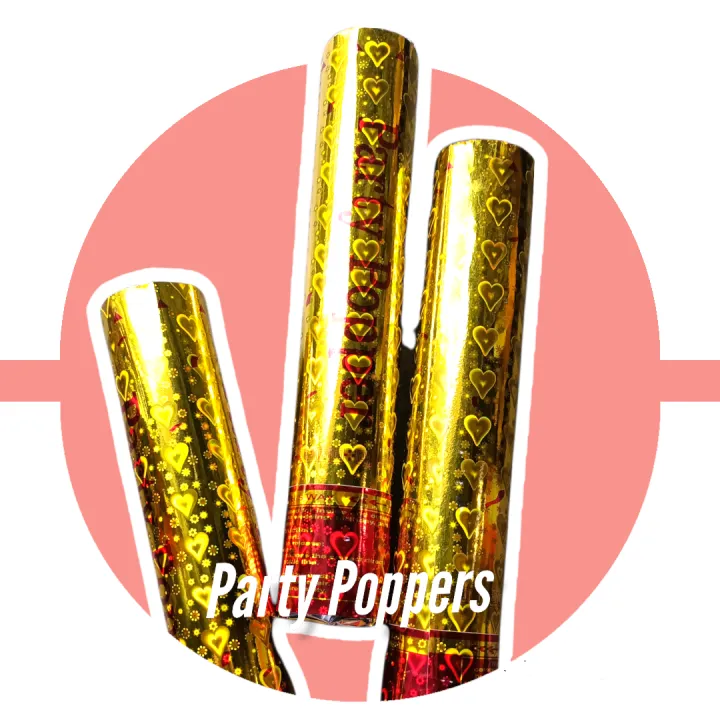 40 Cm Party Poppers Confetti Shooters Surprise Celebration Party