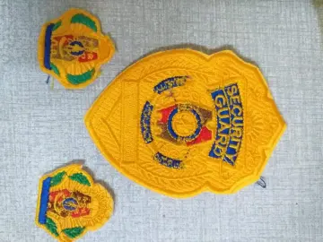 Security Guard Embroidery Computerized Patches