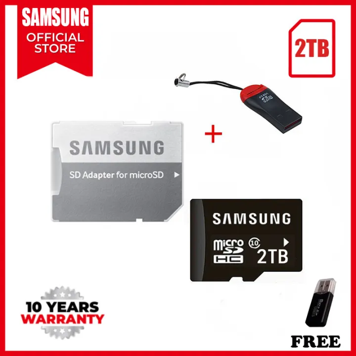 Samsung memory card 128GB 256GB 512GB 1024GB 2000GB 1TB Class 10 SD Card Lazada PH