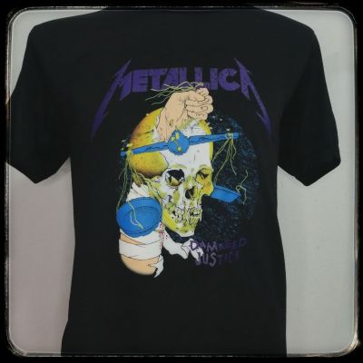 เสื้อวงMetallicaผ้า​บาง​50