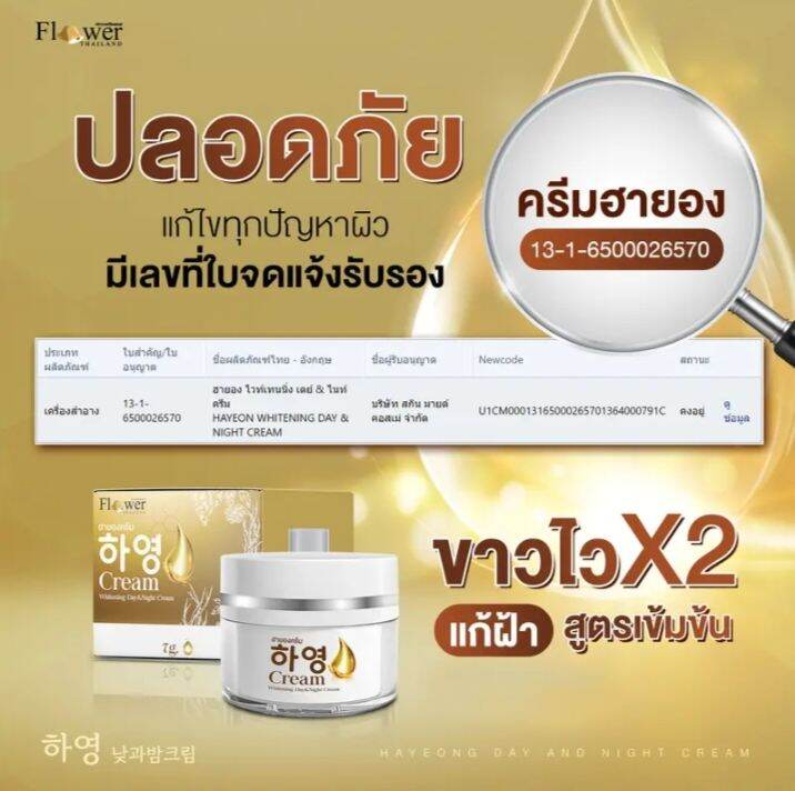 ครีมฮายอง-โสมเกาหลี-ของแท้-100-สูตรเข้มข้น-ขนาดใหม่-8-กรัม