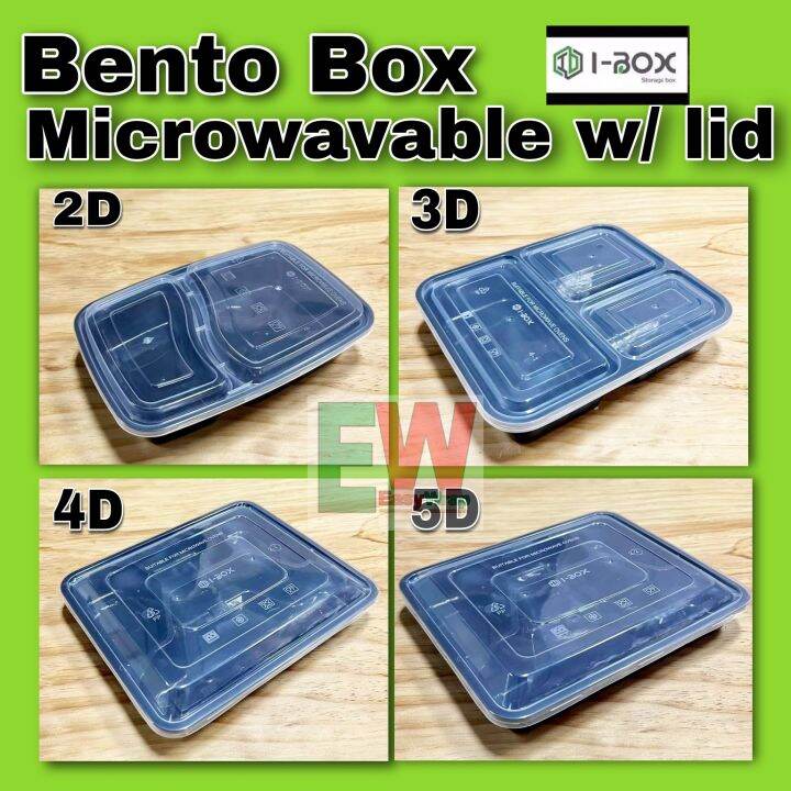 Bento Box Microwavable (ibox) 2,3,4,5 Division | Lazada PH