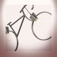 โคมไฟวินเทจ โคมไฟรูปจักยาน สไตล์ Loft (ลอฟท์) โคมไฟจักรยาน แนวๆสไตล์วินเทจ เก๋ๆ แต่งบ้านแถมหลอดไฟ วินเทจให้ฟรี 2 หลอด(1264)