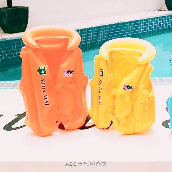 Safety Life Jacket Vest for Child Learn Swimming Floater Floating Ring