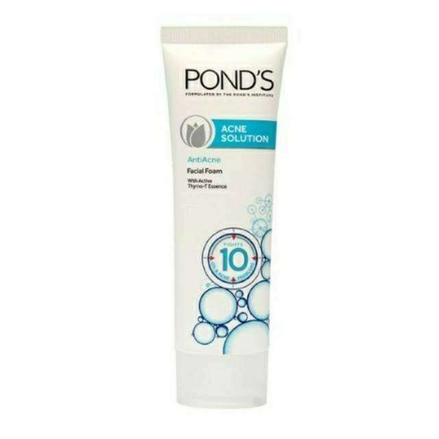 Ponds facial wash acne solution 100ml ( rijek kemasan) Lazada Indonesia