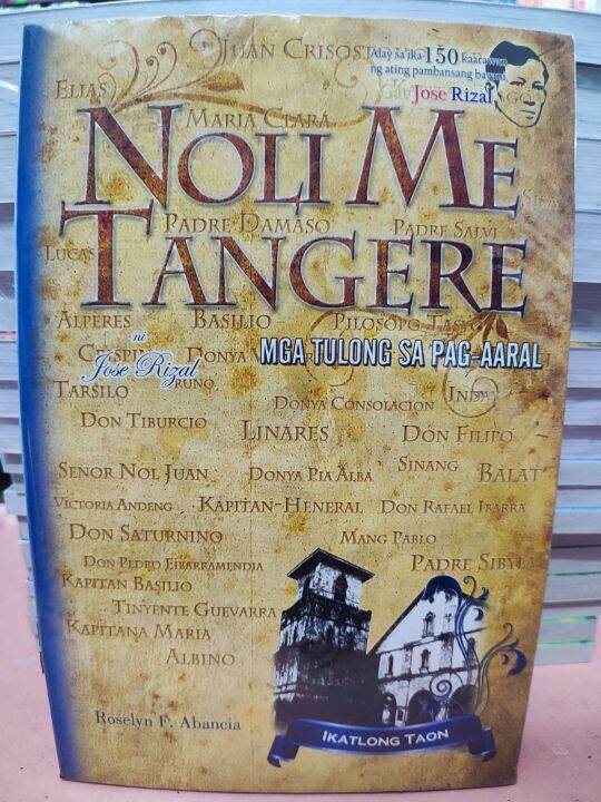 Noli Me Tangere Book Ni Abancia Lazada Ph