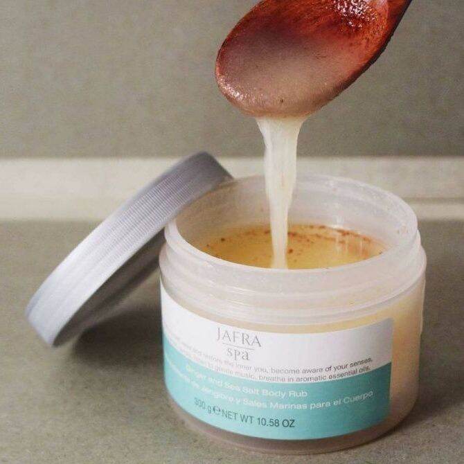 Jafra Spa Body scrub Ginger and Sea Salt Body Rub original Lazada