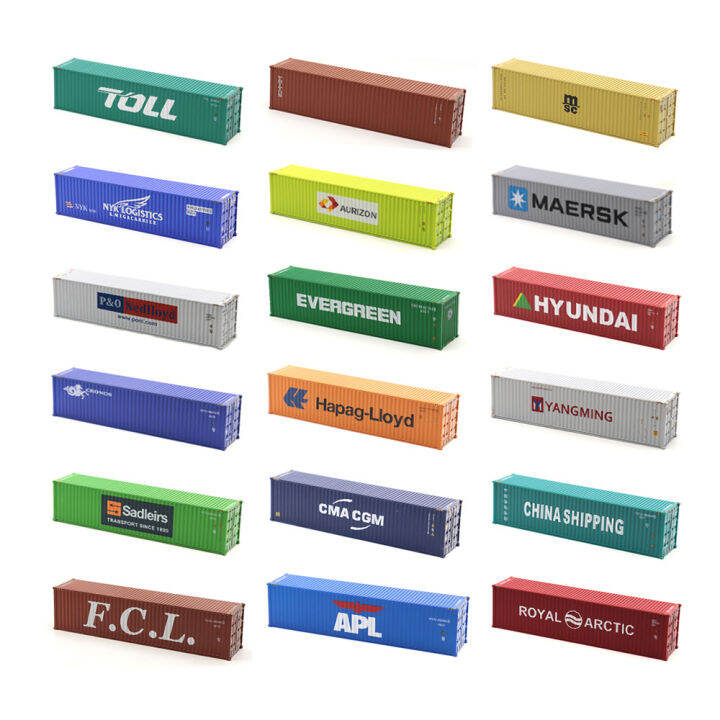 1 87ho Scale 1333.32cm Train Container ABS Artificial Container