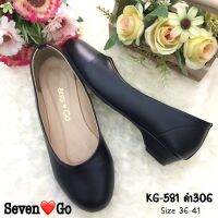 ?คัทชูนักศึกษา? ส้นแบนหนังดำ SEVEN GO/FAIRY  คัทชูทำงาน นักศึกษา สีดำ ไซส์ 36-43 คลิกดูภาพใหญ่ได้ค่ะ