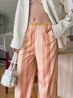 Striped trouser กางเกง ขายาว summer