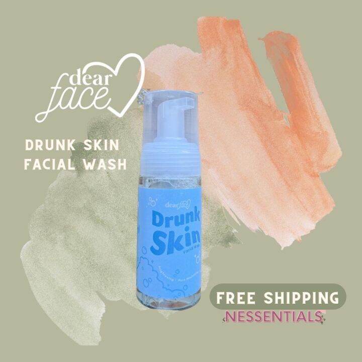 Dear Face Drunk Skin Facial Foam Wash Lazada PH