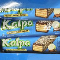 KALPA คาลพา เวเฟอร์สอดไส้ครีมเคลือบช็อกโกแลตและมะพร้าว  (แพ็ค 12 ชิ้น)