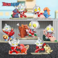 Blind Box ได้1ตัวแบบสุ่ม - Ultraman - Ultra Battle Armor Q Version Terman Scene by Jin Jiang Toys (Set of 6+2secret)