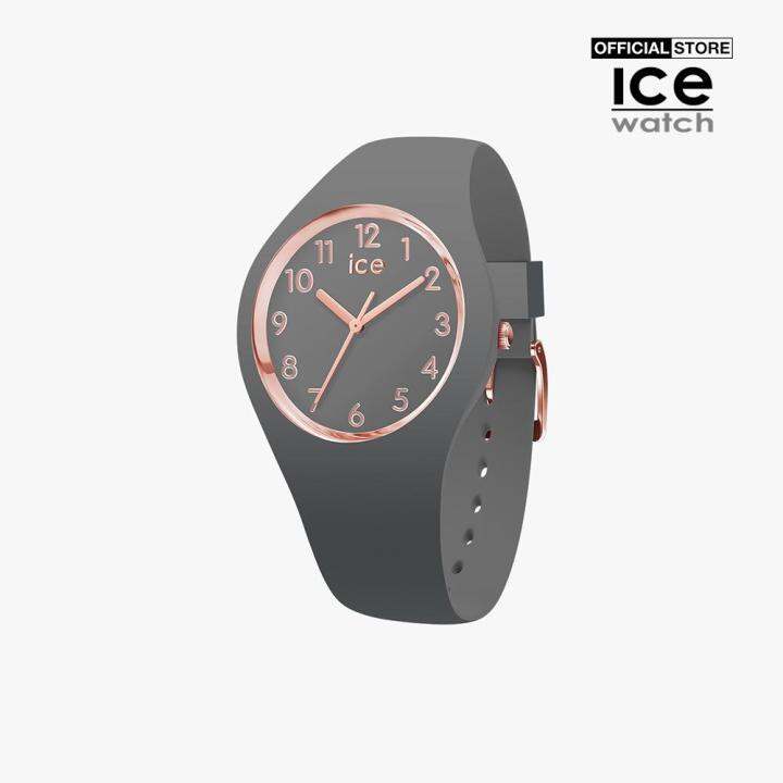 Đồng hồ nữ ICE mặt tròn dây silicon 34mm 015332-0000-04