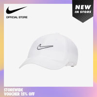 Nike Adult Unisex Club Unstructured Swoosh Cap - White