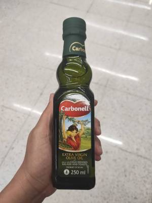 Carbonell Extra Virgin Olive Oil 250ml. น้ำมันมะกอกธรรมชาติ  สำหรับปรุงอาหาร 250 มิลลิลิตร