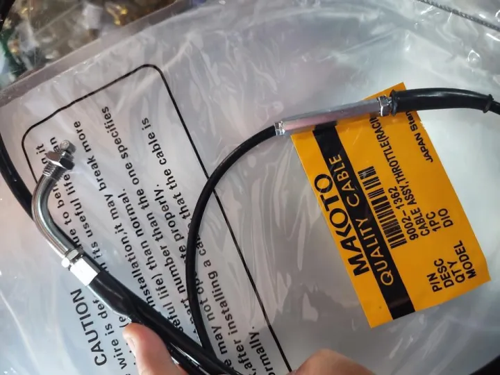 MAKOTO Throttle Cable Dio Racing Universal 28mm with Thread Lazada PH