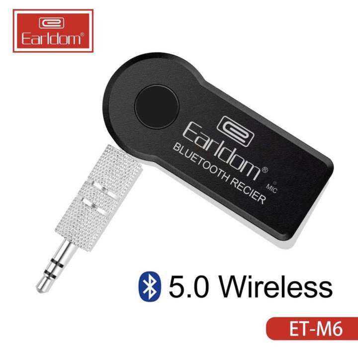 earldom-et-m6-car-bluetooth-อุปกรณ์รับสัญญาณบลูทูธ-bluetoothreceiver-aux-3-5มิลลิเมตรรับเสียงเพลงสเตอริโอ